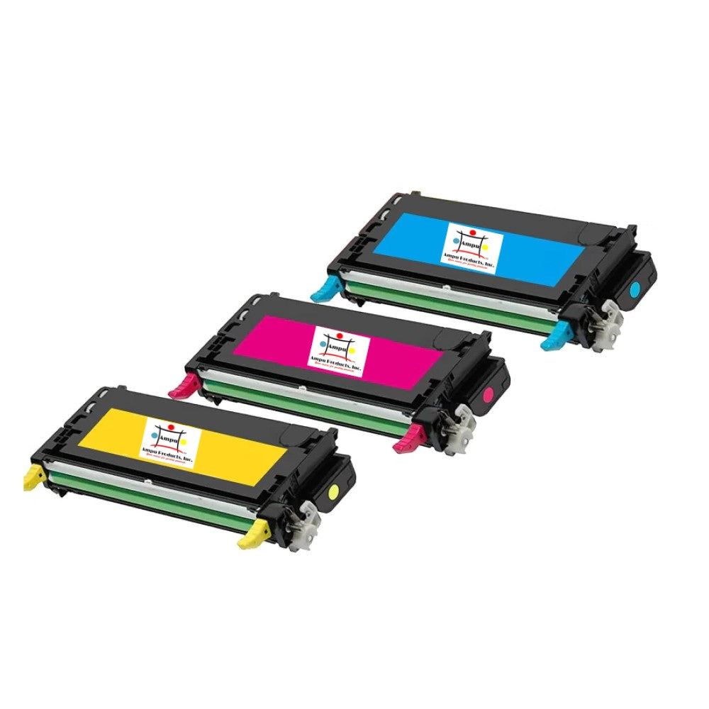 Compatible Toner Cartridge Replacement For DELL 310-8094, 310-8096, 310-8098 (PF029, RF013, NF556 ) High Yield Cyan, Yellow, Magenta (8K YLD) 3-Pack