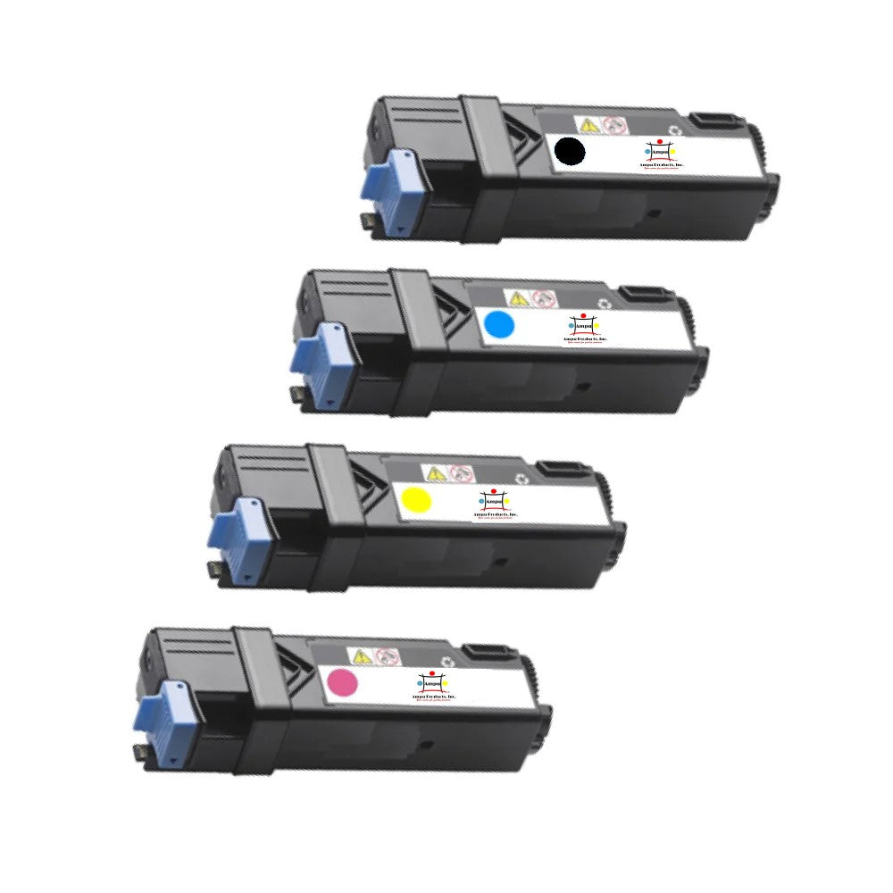 Compatible Toner Cartridge Replacement For Dell 330-1389, 330-1390, 330-1391, 330-1392 (High Yield Black, Cyan, Yellow, Magenta) 2.5K YLD (4-Pack)