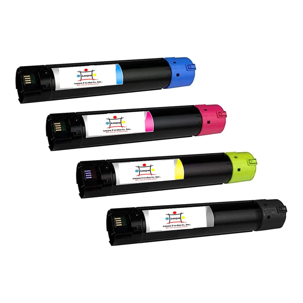 Compatible Toner Cartridge Replacement For DELL 330-5846, 330-5843, 330-5850, 330-5852 (N848N, P946P, P614N, T222N) High Yield Black, Magenta, Cyan, Yellow (18K YLD- Black, 12K YLD- Colors) 4-Pack