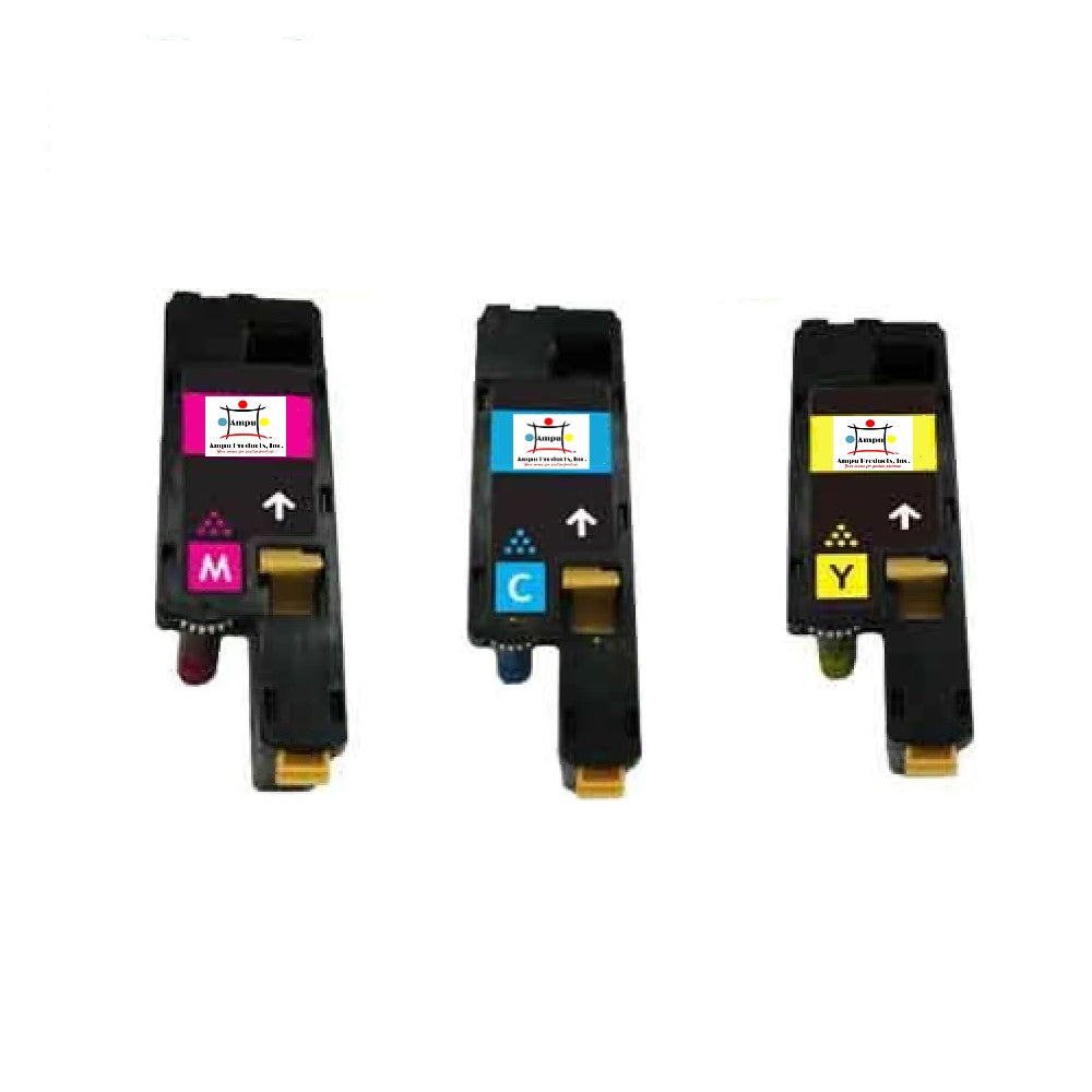 Compatible Toner Cartridge Replacement For DELL 331-0777, 331-0779, 331-0780 (C5GC3, WM2JC, XMX5D) High Yield Cyan, Yellow, Magenta (1.4K YLD) 3-Pack