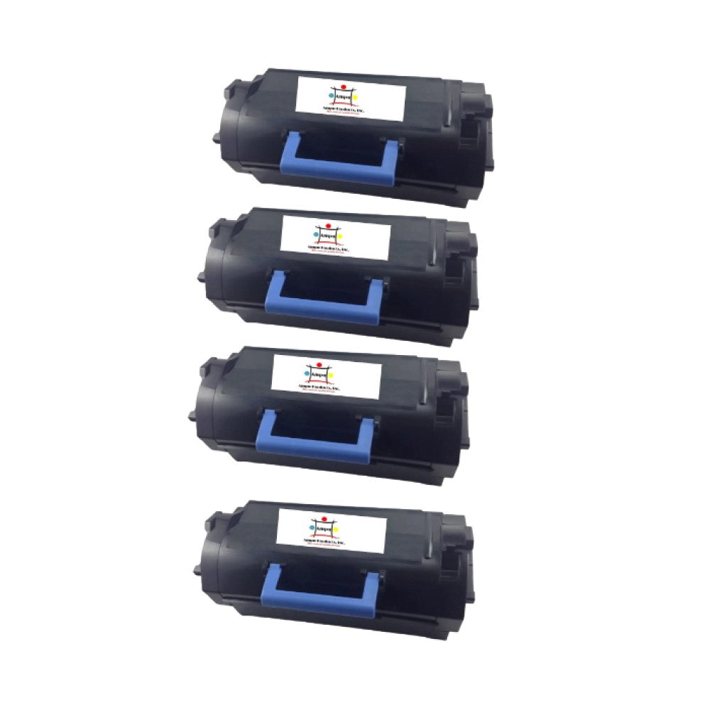 Compatible Toner Cartridge Replacement For DELL 331-9755 (X5GDJ) High Yield Black (25K YLD) 4-Pack