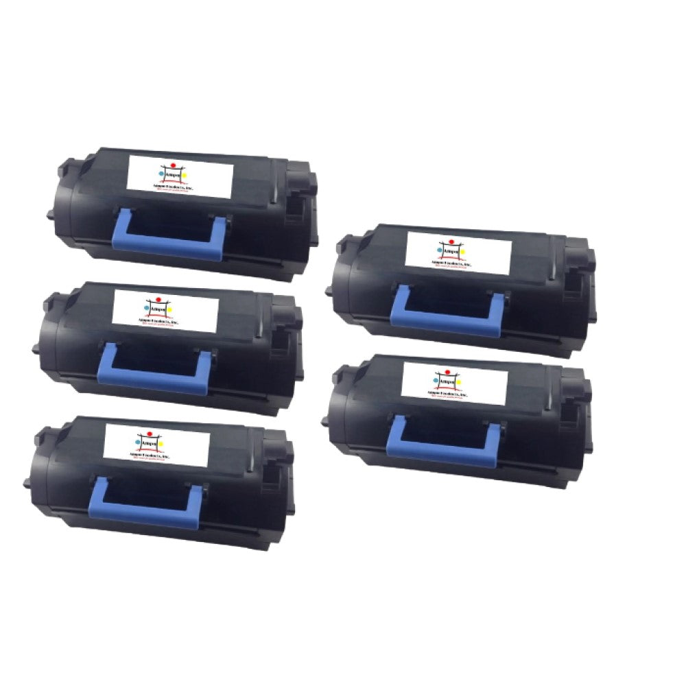 Compatible Toner Cartridge Replacement For DELL 331-9755 (X5GDJ) High Yield Black (25K YLD) 5-Pack