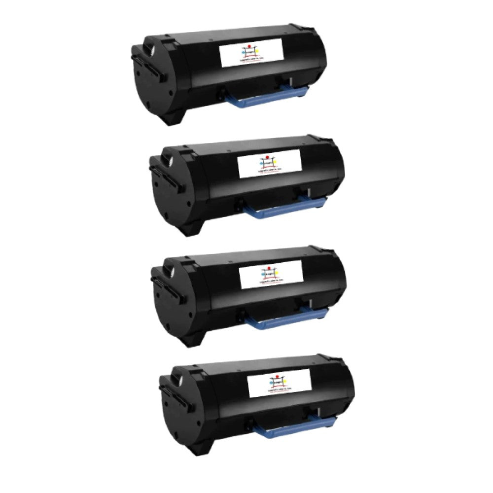 Compatible Toner Cartridge Replacement For Dell 331-9806 (High Yield Black) 8.5K YLD (4-Pack)