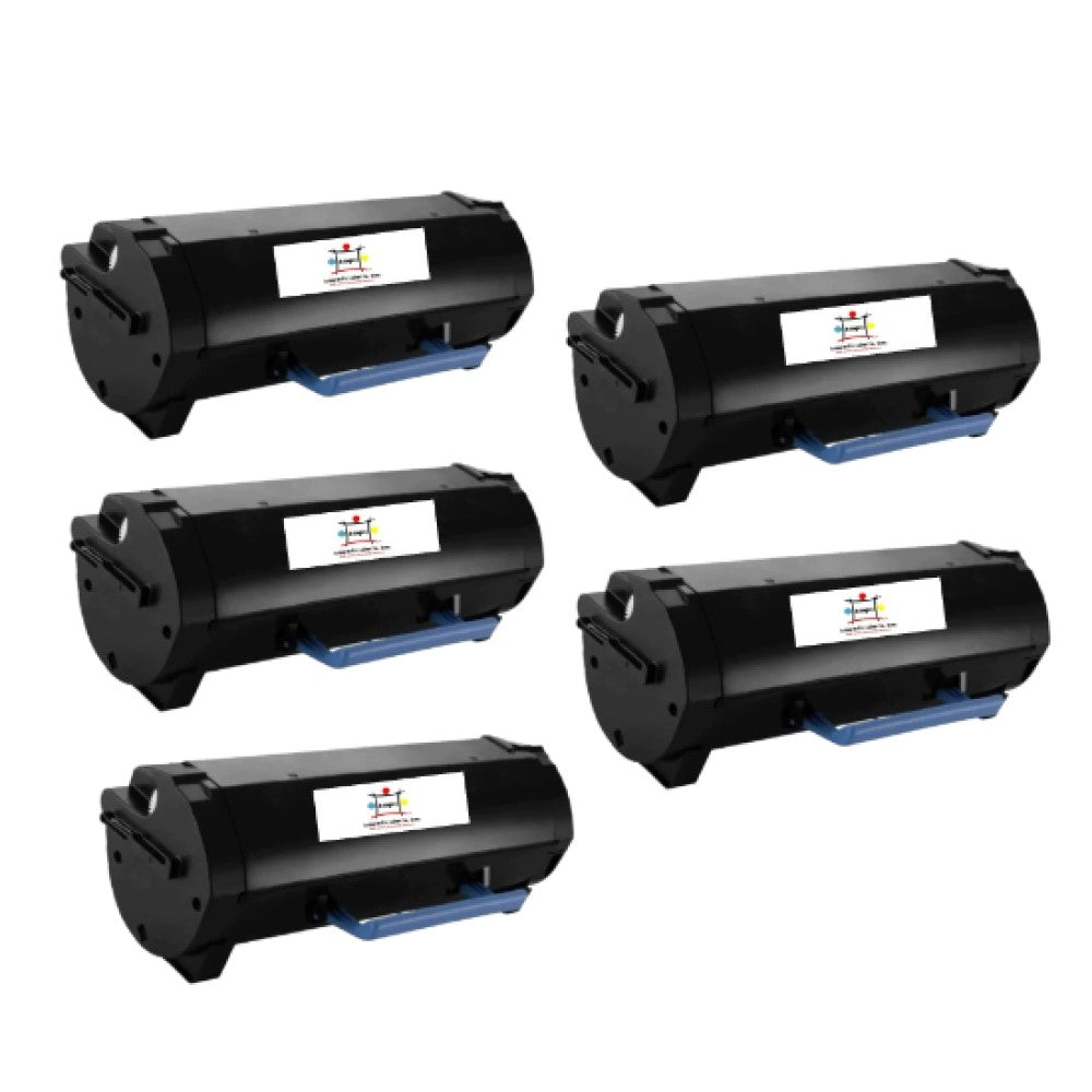 Compatible Toner Cartridge Replacement For Dell 331-9806 (High Yield Black) 8.5K YLD (5-Pack)