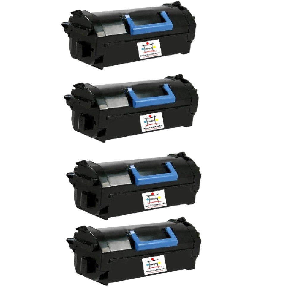 Compatible Toner Cartridge Replacement For DELL 332-0131 (98VWN) Black (45K YLD) 4-Pack