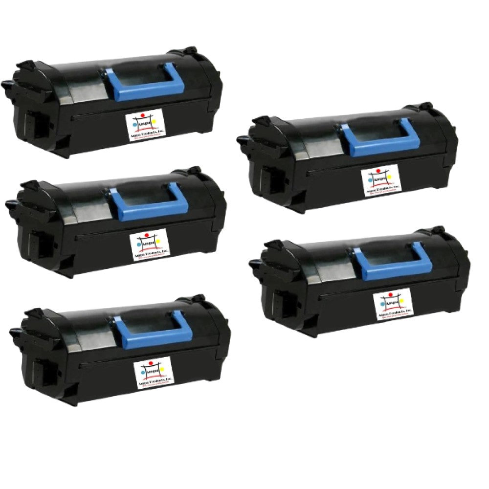 Compatible Toner Cartridge Replacement For DELL 332-0131 (98VWN) Black (45K YLD) 5-Pack