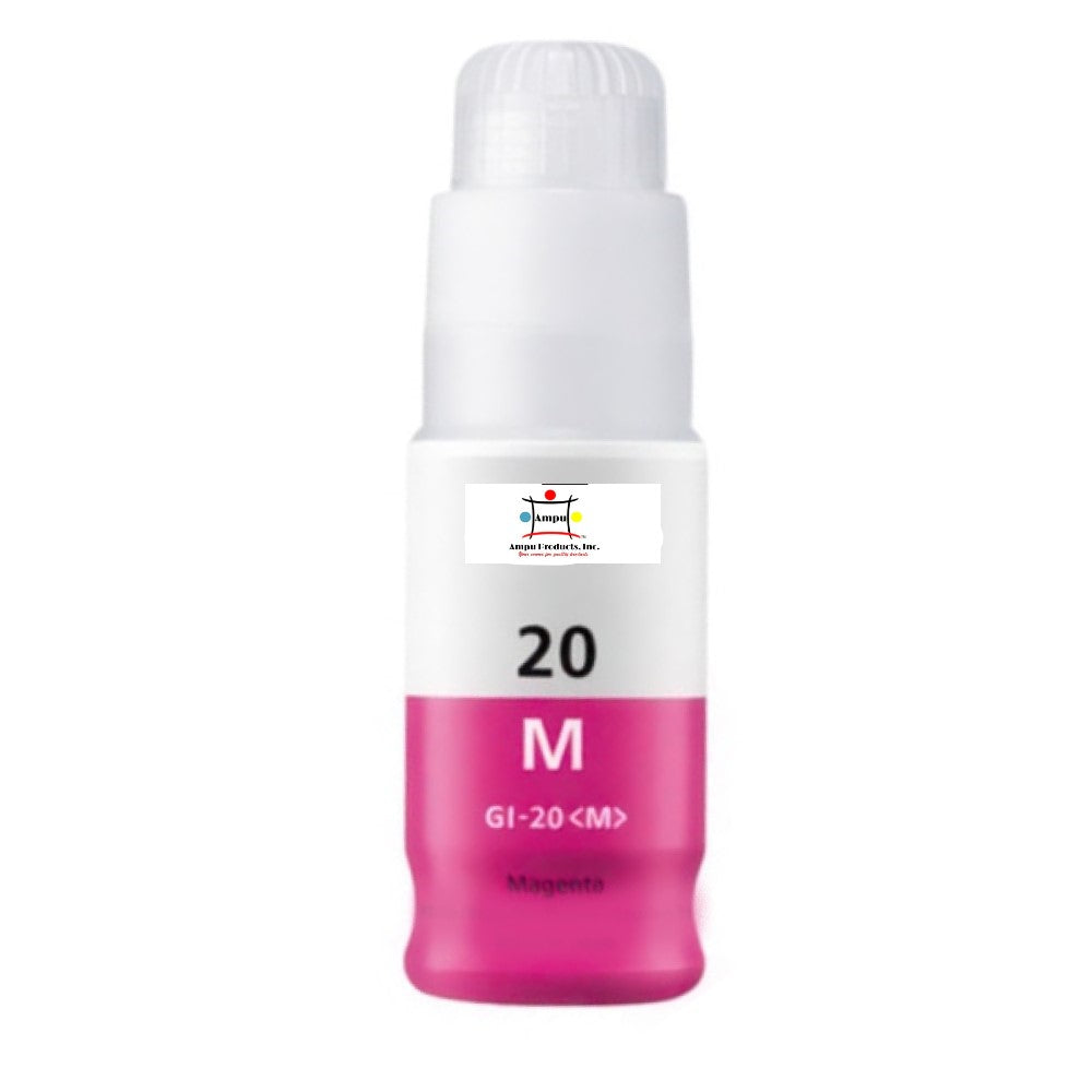 Compatible Ink Cartridge Replacement For CANON 3395C001 (GI-20M) Magenta (70ML)