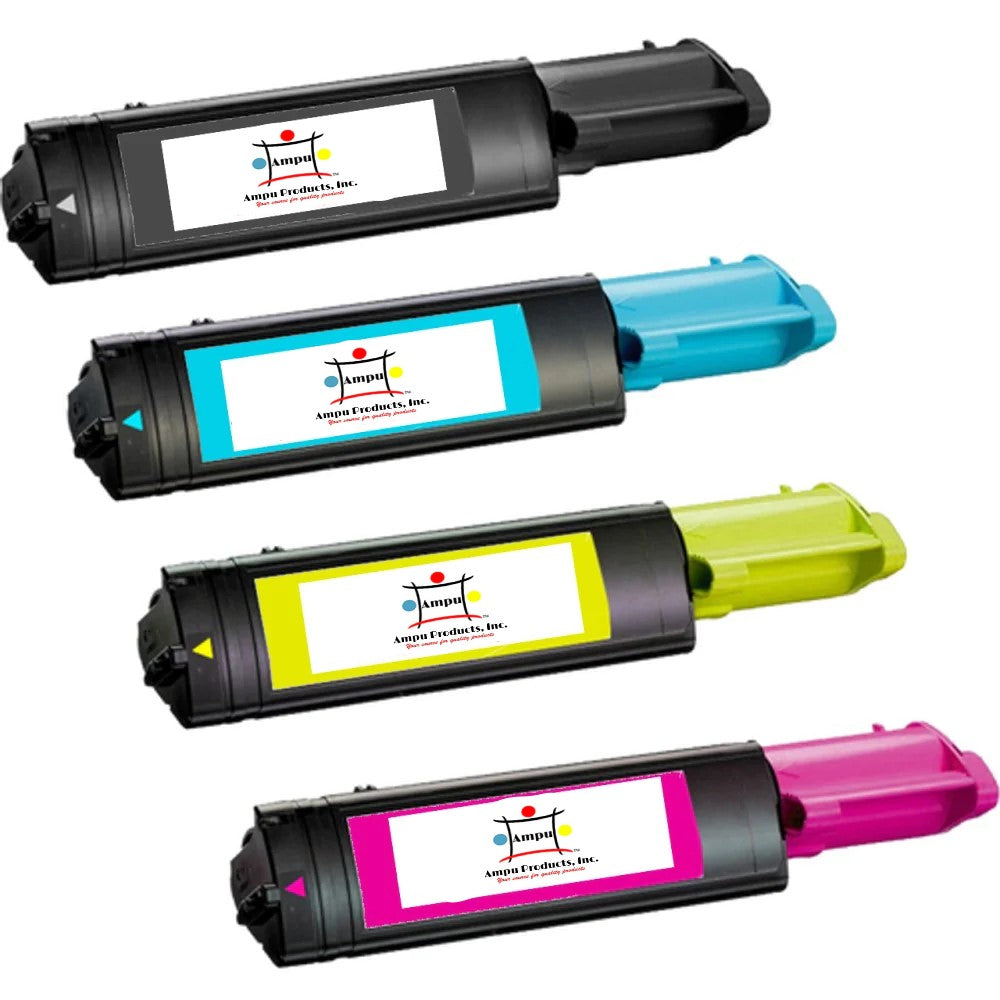 Compatible Toner Cartridge Replacement For DELL 341-3568, 341-3569, 341-3570, 341-3571 (High Yield Black, Cyan, Yellow, Magenta) 2K YLD (4-Pack)