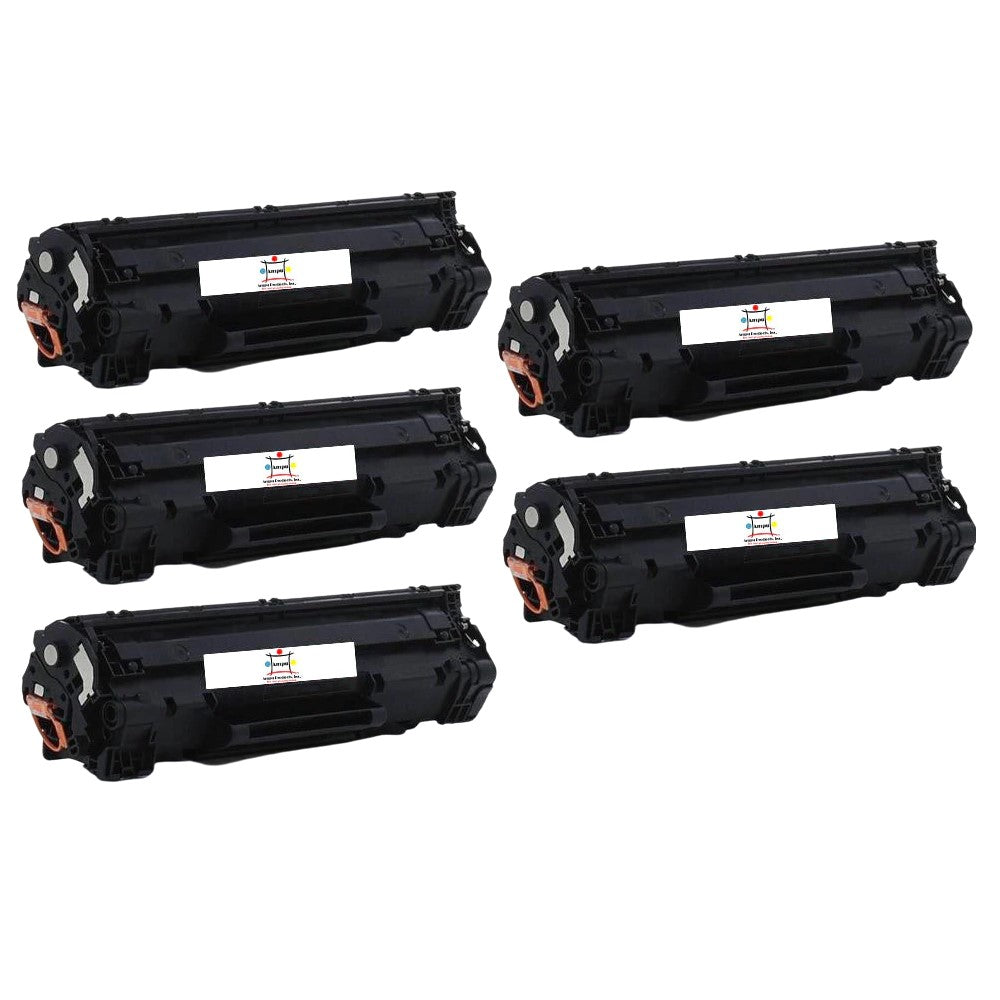 Compatible Toner Cartridge Replacement For Canon 3483B001AA (TYPE 126) Black (2.1K YLD) 5-Pack