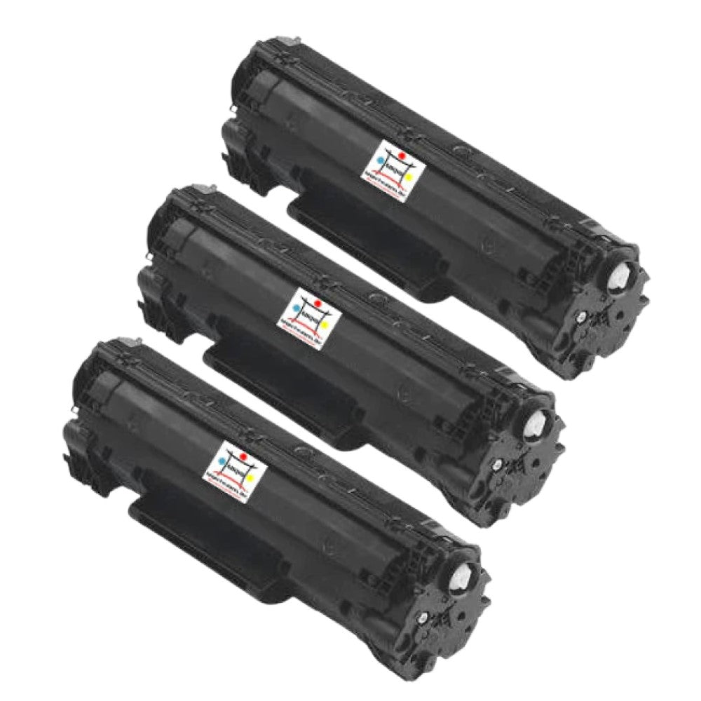 Compatible Toner Cartridge Replacement For CANON 3500B001AA (Type 128) Black (2.1K YLD) 3-Pack