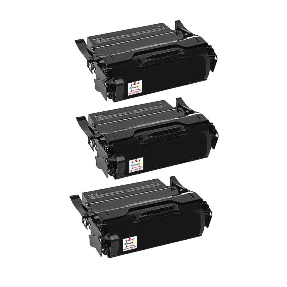 Compatible Toner Cartridge Replacement For IBM 39V2968 (High Yield Black) 25K YLD (3-Pack)