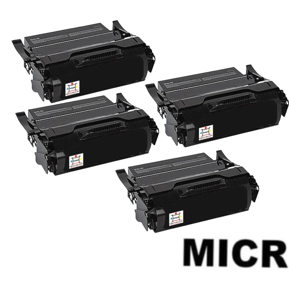 Compatible Toner Cartridge Replacement For IBM 39V2969 (Black) 25K YLD (W/MICR) 4-Pack