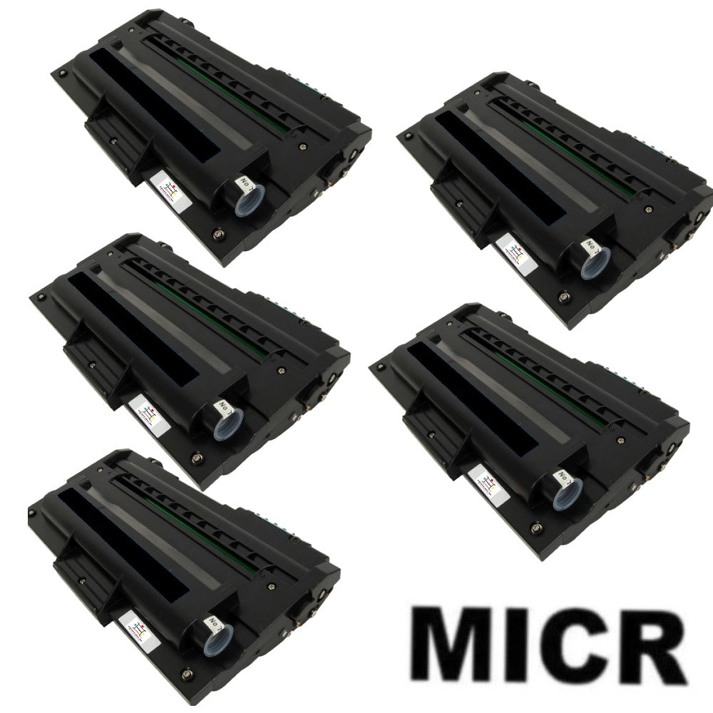 Compatible Toner Cartridge Replacement For Ricoh 402455 (Black) 5K YLD (W/Micr) 5-Pack