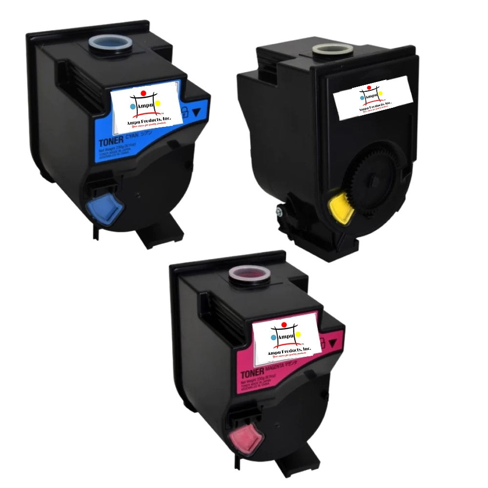 Compatible Toner Cartridge Replacement For KONICA MINOLTA 4053-501, 4053-601, 4053-701 (TN310Y, TN310M, TN310C) Yellow, Cyan, Magenta (11.5K YLD) 3-Pack