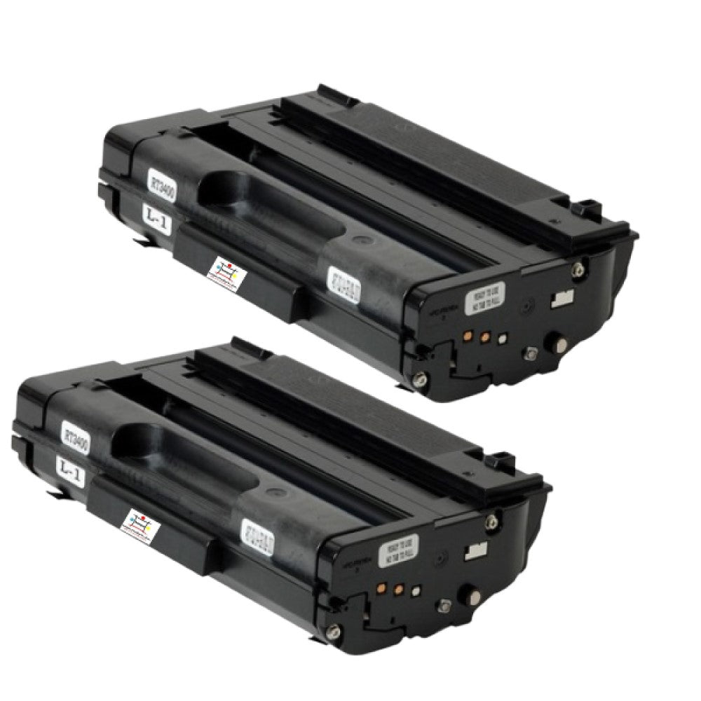Compatible Toner Cartridge Replacement For Ricoh 406465 (SP-3400HA) Black (5K YLD) 2-Pack