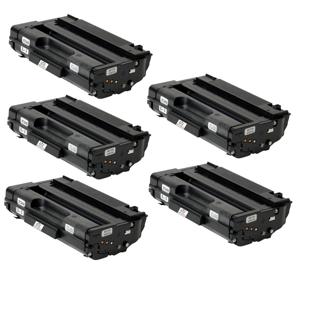Compatible Toner Cartridge Replacement For Ricoh 406465 (SP-3400HA) Black (5K YLD) 5-Pack