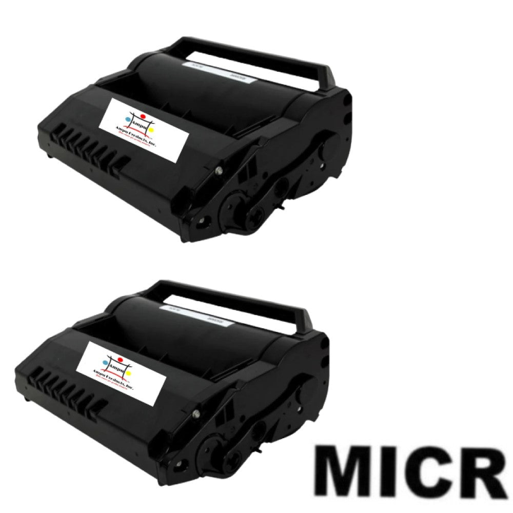 Compatible Toner Cartridge Replacement For RICOH 406683 (SP5200HA) Black (25K YLD) W/MICR (2-Pack)