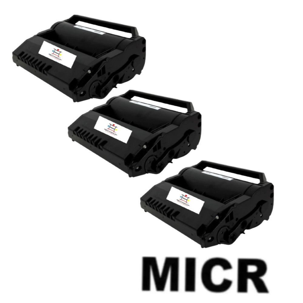 Compatible Toner Cartridge Replacement For Lanier 406683 (SP5200HA) Black (25K YLD) W/MICR (3-Pack)