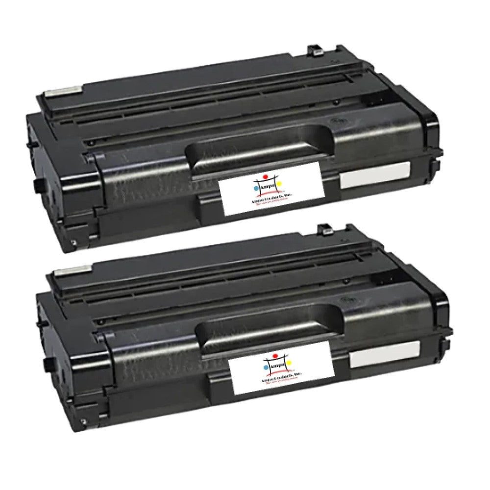 Compatible Toner Cartridge Replacement For Lanier 406989 (Black) 6.4K YLD (2-Pack)