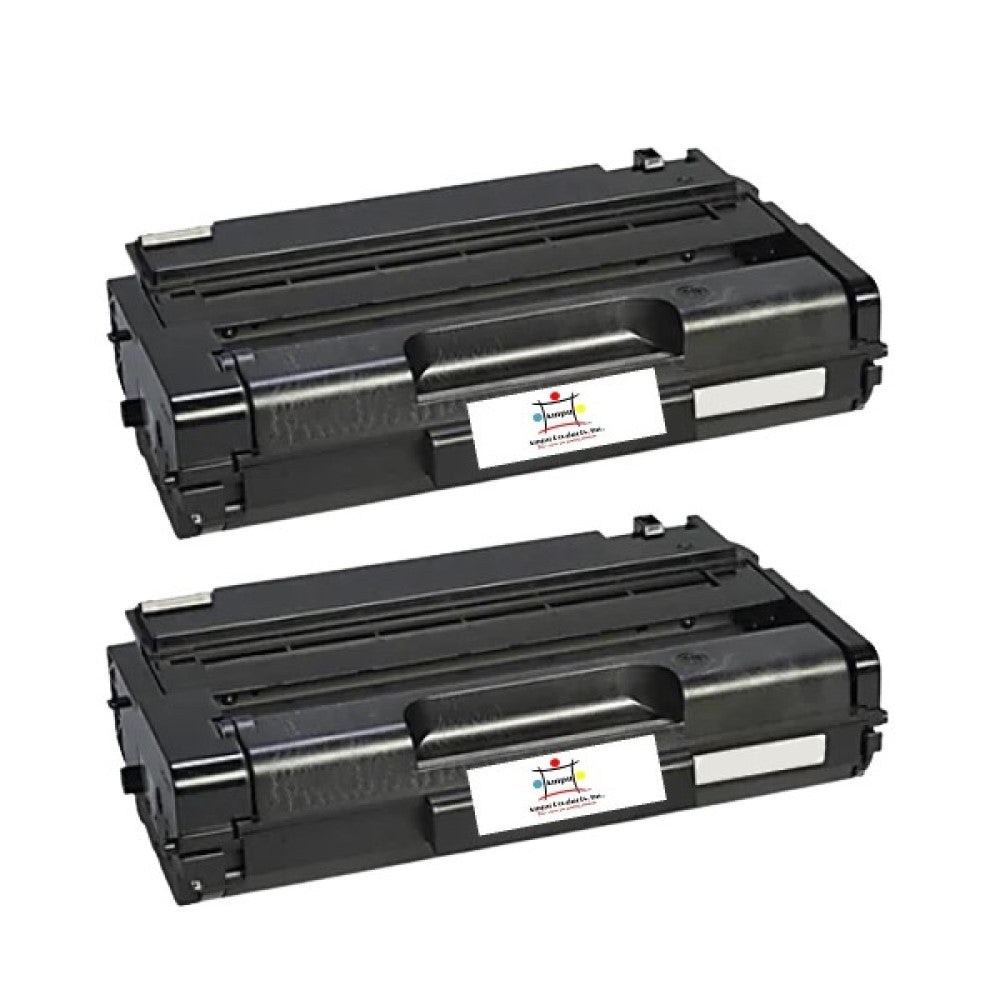 Compatible Toner Cartridge Replacement For RICOH 406989 (Black) 6.4K YLD (2-Pack)