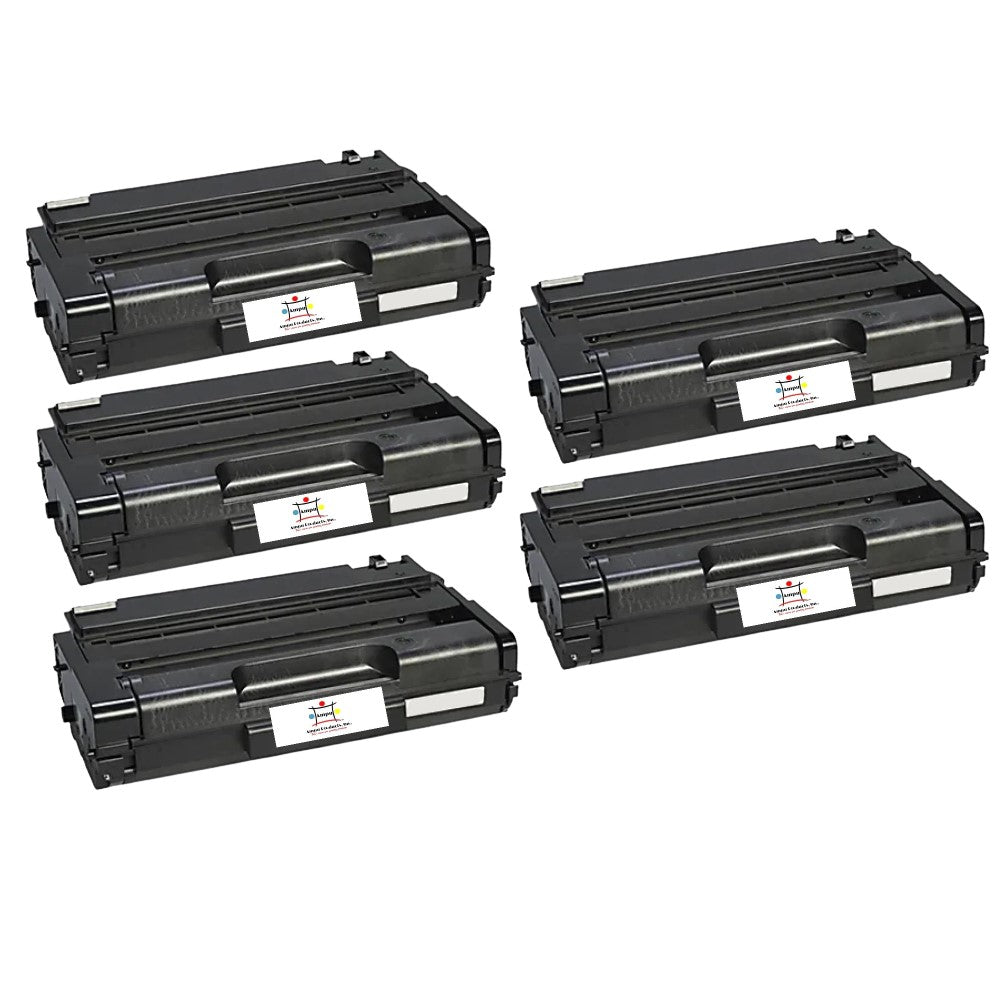 Compatible Toner Cartridge Replacement For Lanier 406989 (Black) 6.4K YLD (5-Pack)