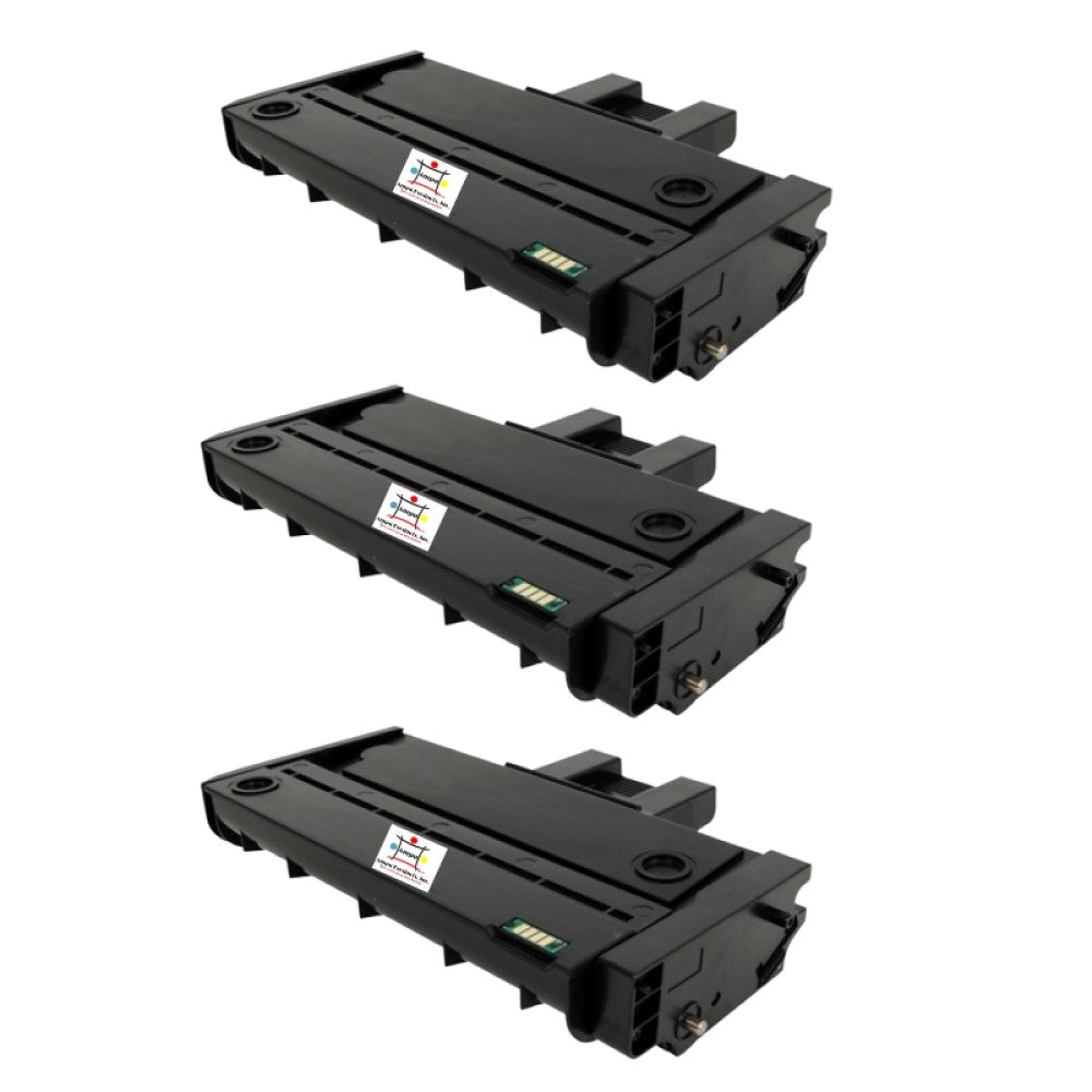 Compatible Toner Cartridge Replacement For Ricoh 407258 ( Black) 2.6K YLD (3-Pack)