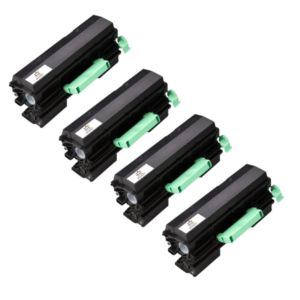 Compatible Toner Cartridge Replacement For Lanier 407316 (SP-4500HA) Extra High Yield Black (12K YLD) 4-Pack
