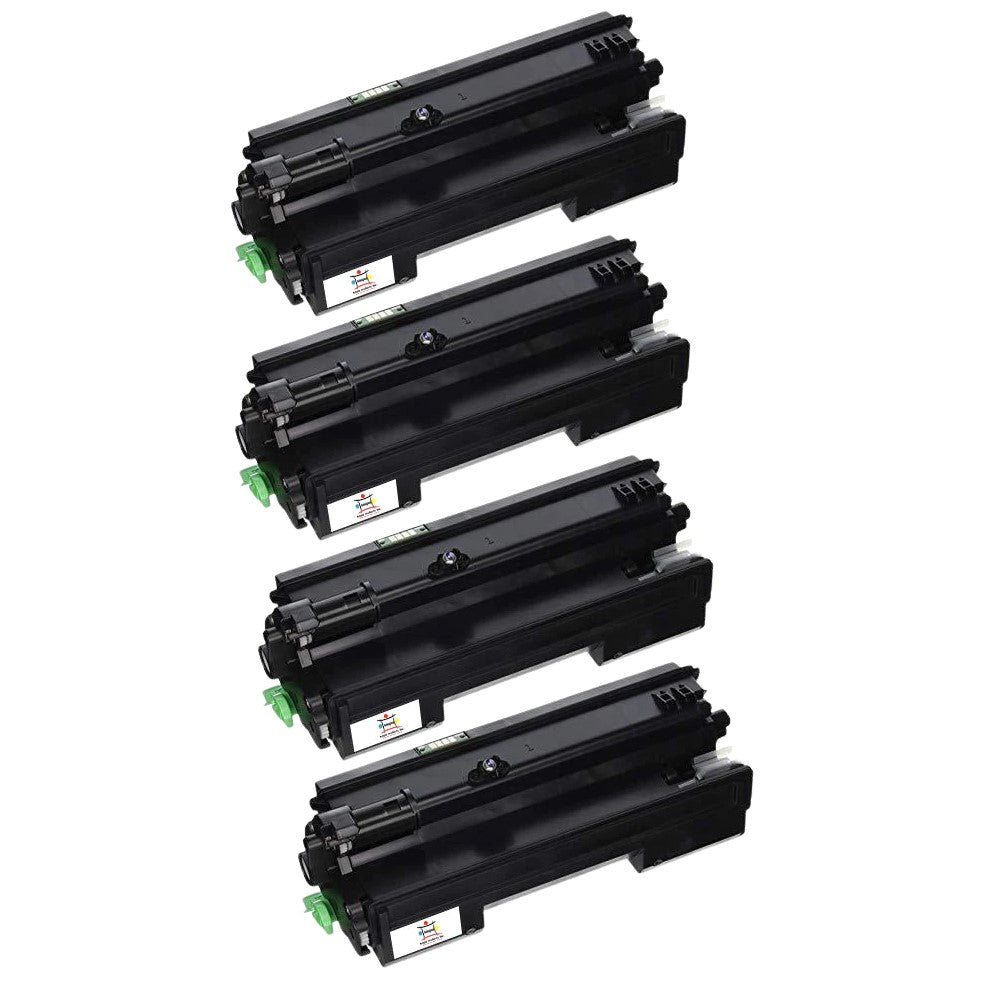 Compatible Toner Cartridge Replacement For RICOH 407319 (B1357, SP4500A) Black (6K YLD) 4-Pack