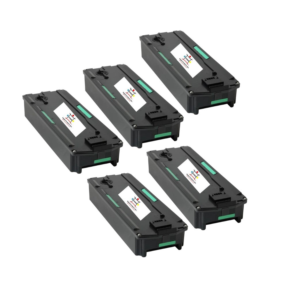 Compatible Waste Container Replacement For Lanier 416890 (Ricoh) (100K YLD) 5-Pack