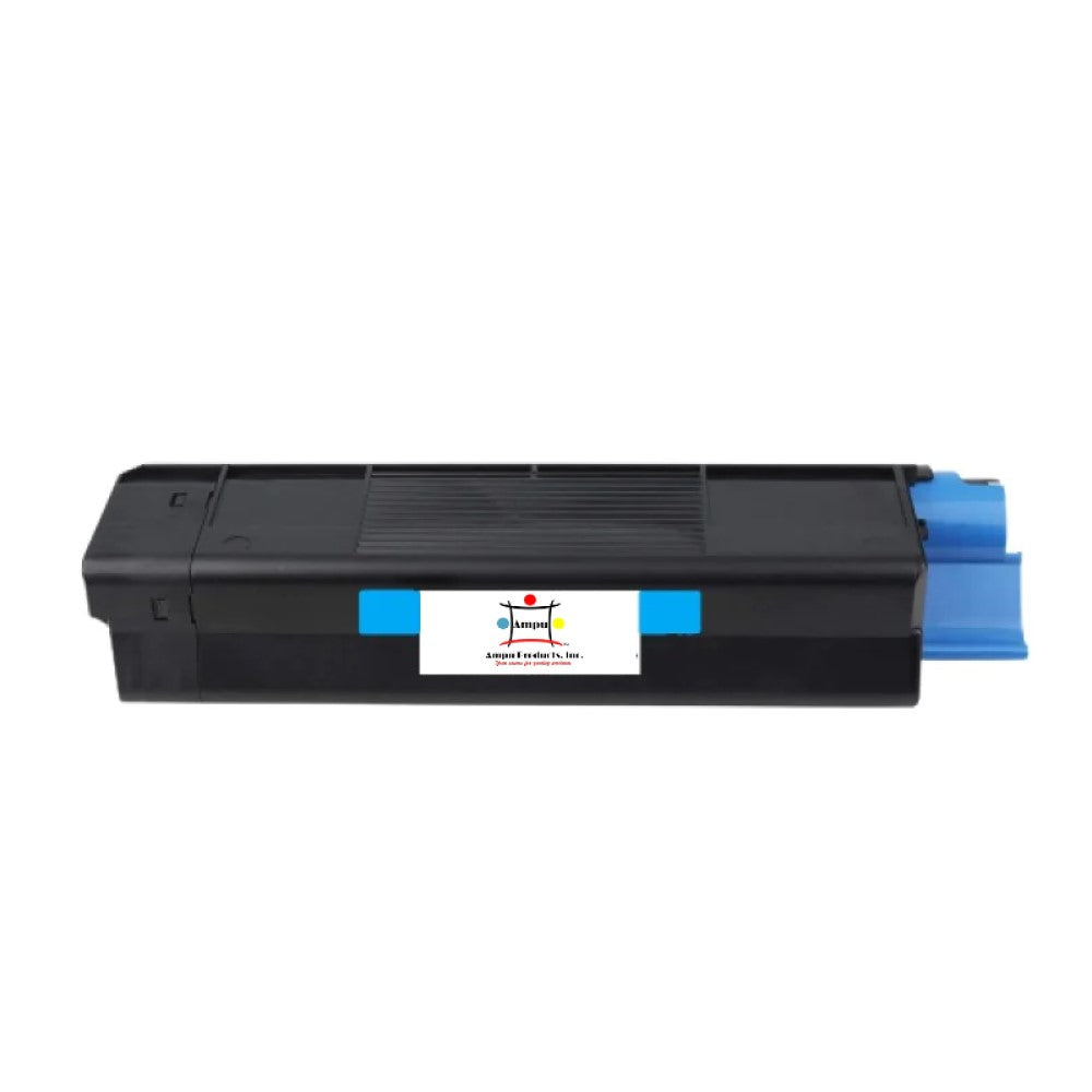 Compatible Toner Cartridge Replacement For OKIDATA 43034803 (TYPE C6) Cyan (15K YLD)