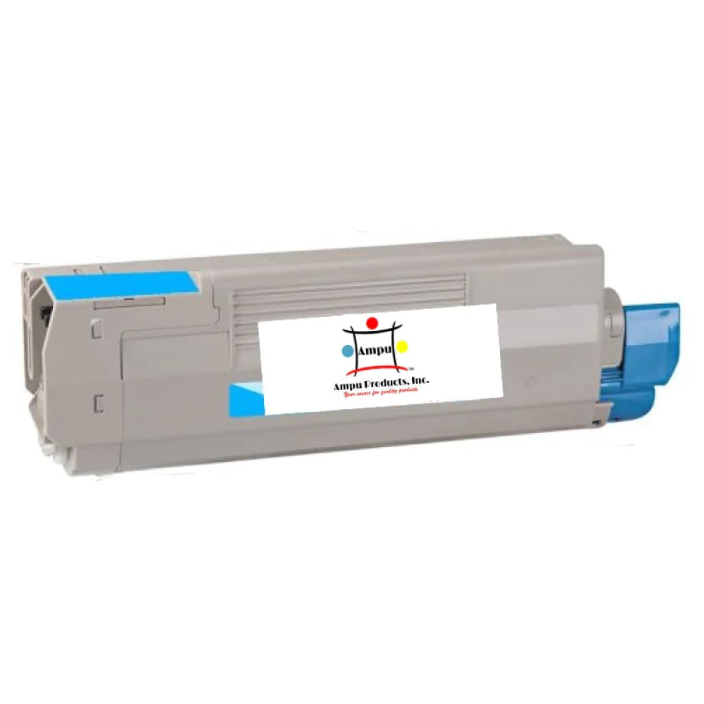 Compatible Toner Cartridge Replacement For OKIDATA 43324403 (TYPE C8) High Yield Cyan (5K YLD)
