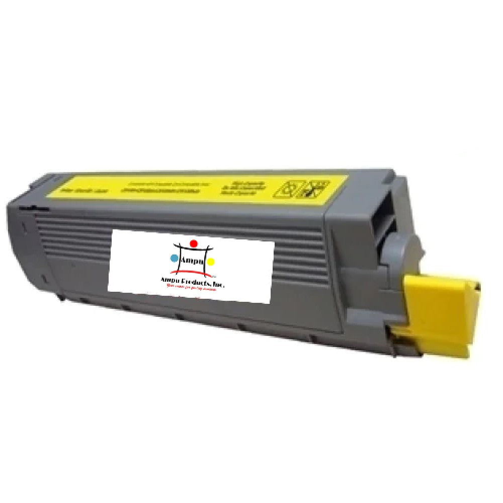 Compatible Toner Cartridge Replacement For OKIDATA 43324417 (TYPE C8) Yellow (5K YLD)