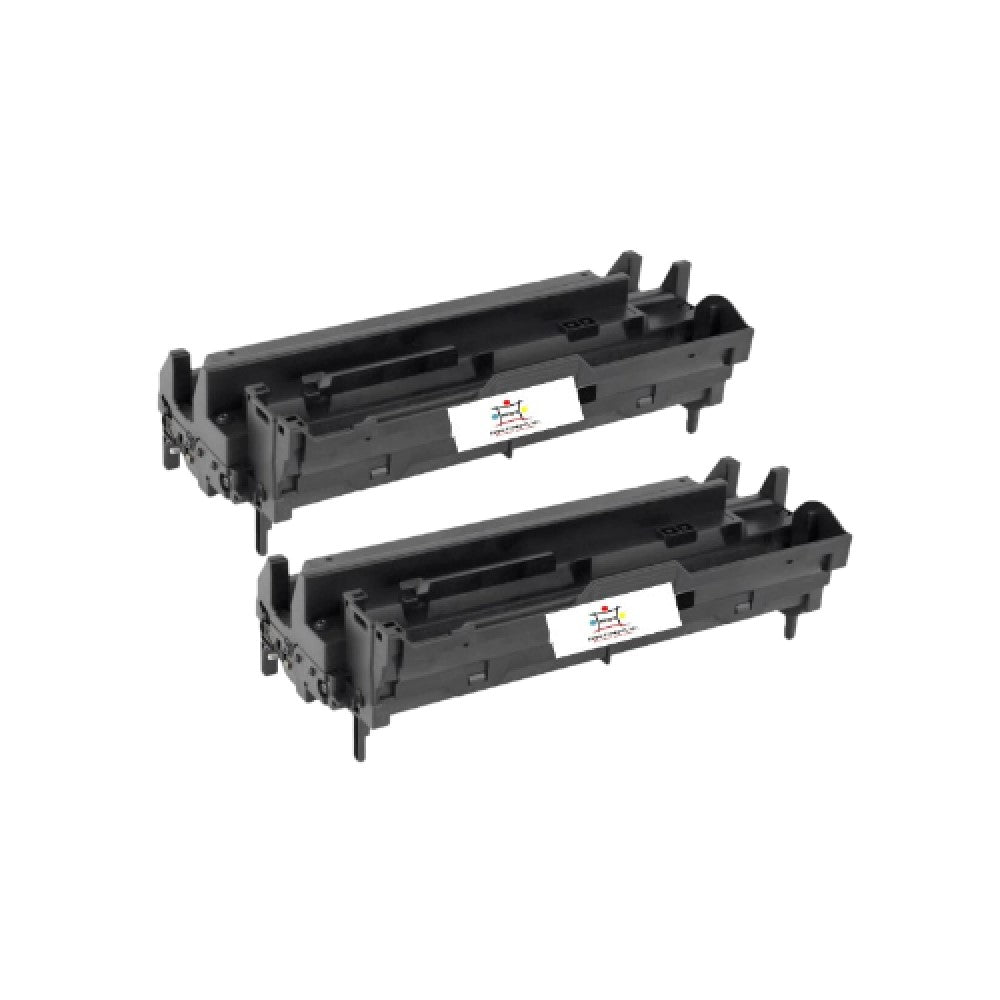 Compatible Drum Unit Replacement For OKIDATA 43501901 (Black) 25K YLD (2-Pack)