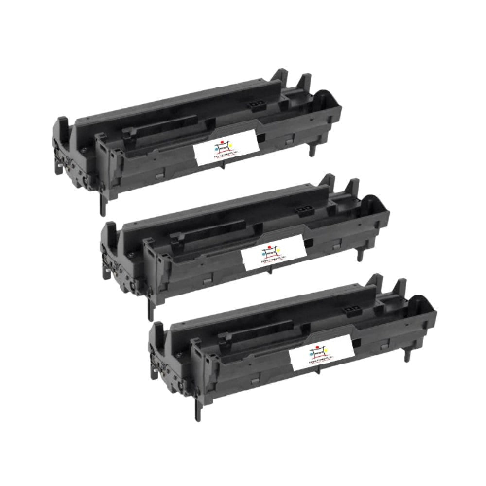 Compatible Drum Unit Replacement For OKIDATA 43501901 (Black) 25K YLD (3-Pack)