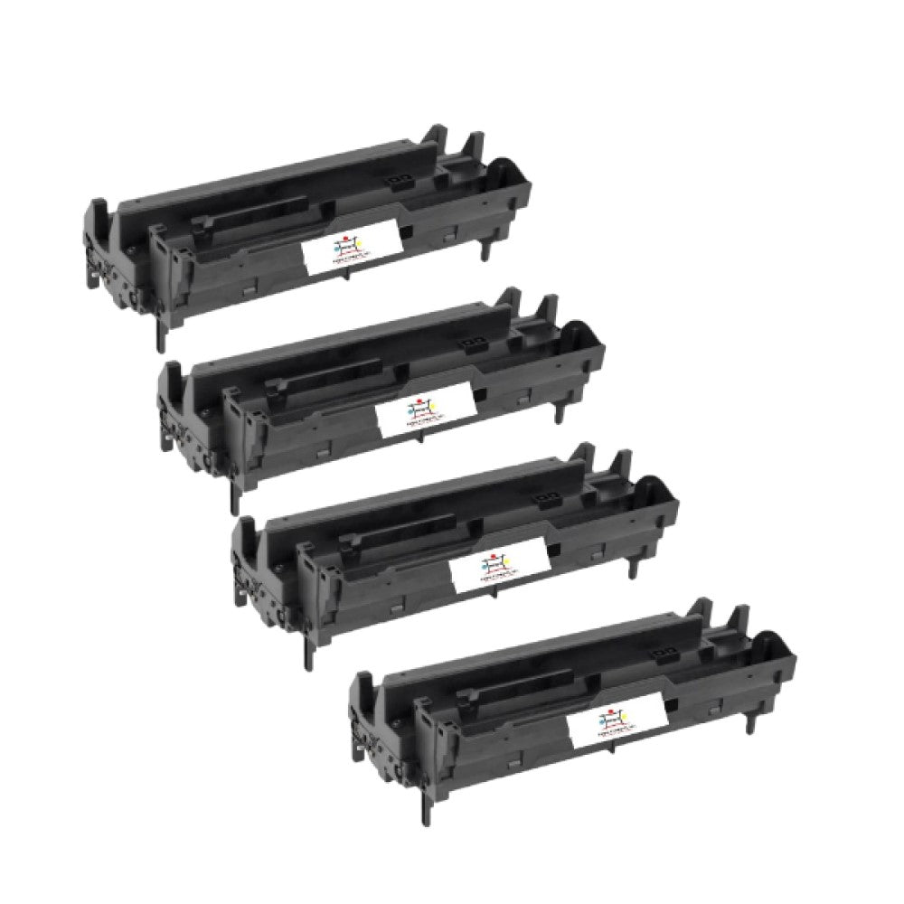 Compatible Drum Unit Replacement For OKIDATA 43501901 (Black) 25K YLD (4-Pack)