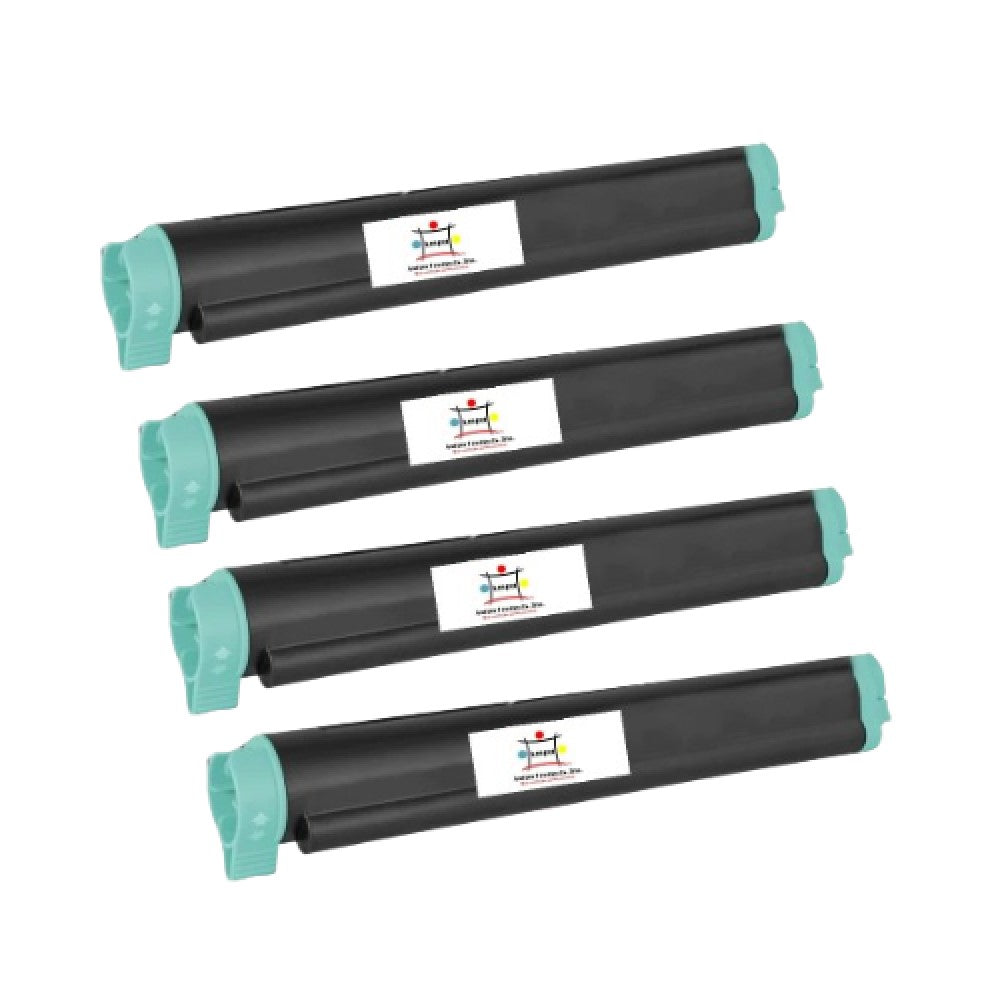 Compatible Toner Cartridge Replacement For OKIDATA 43502301 (Black) 3K YLD (4-Pack)