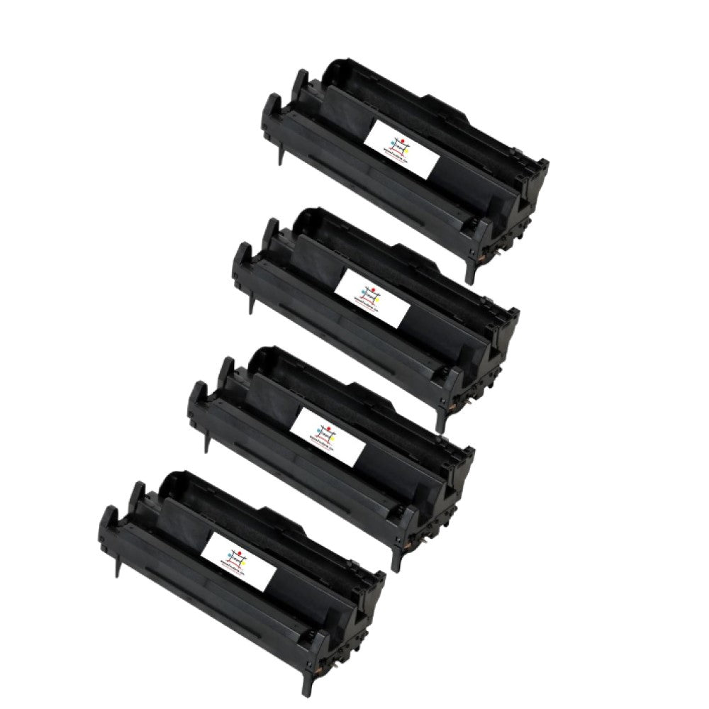 Compatible Drum Unit Replacement For OKIDATA 43979001 (Black) 25K YLD (4-Pack)