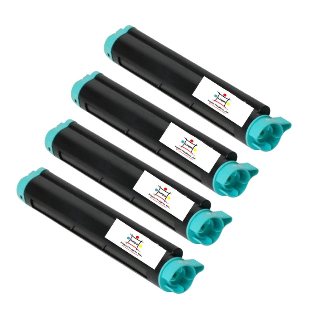 Compatible Toner Cartridge Replacement For OKIDATA 43979101 (Black) 3.5K YLD (4-Pack)
