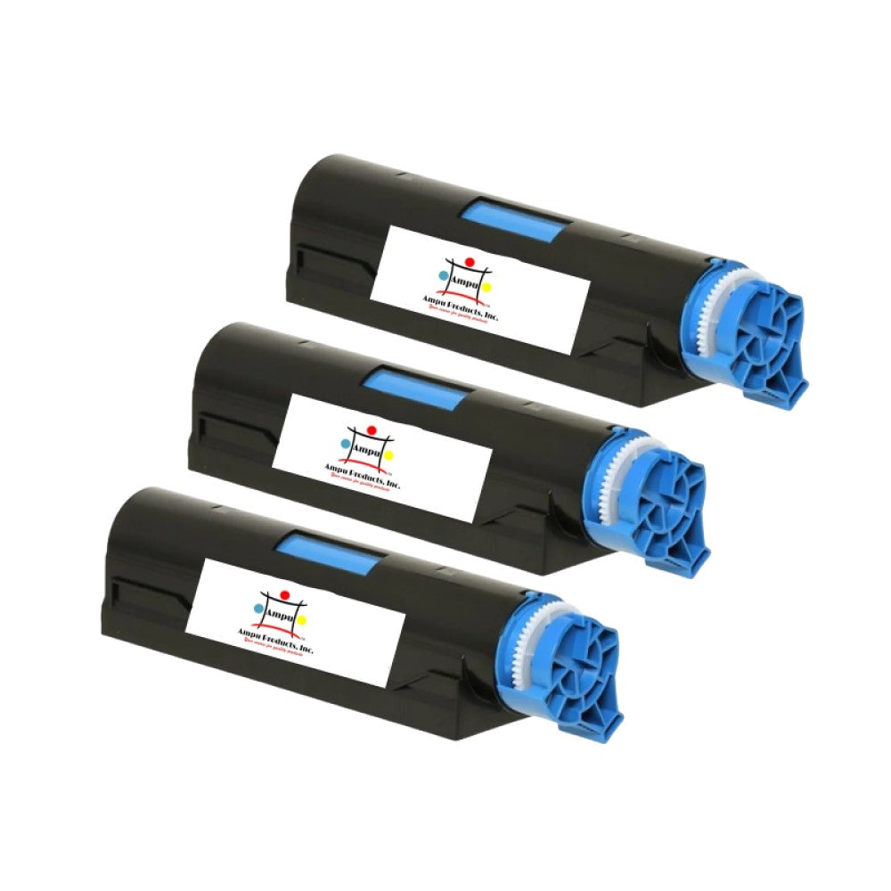 Compatible Toner Cartridge Replacement For OKIDATA 44574701 (B411) Black (4K YLD) 3-Pack