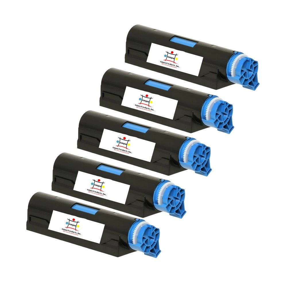 Compatible Toner Cartridge Replacement For OKIDATA 44574701 (B411) Black (4K YLD) 5-Pack