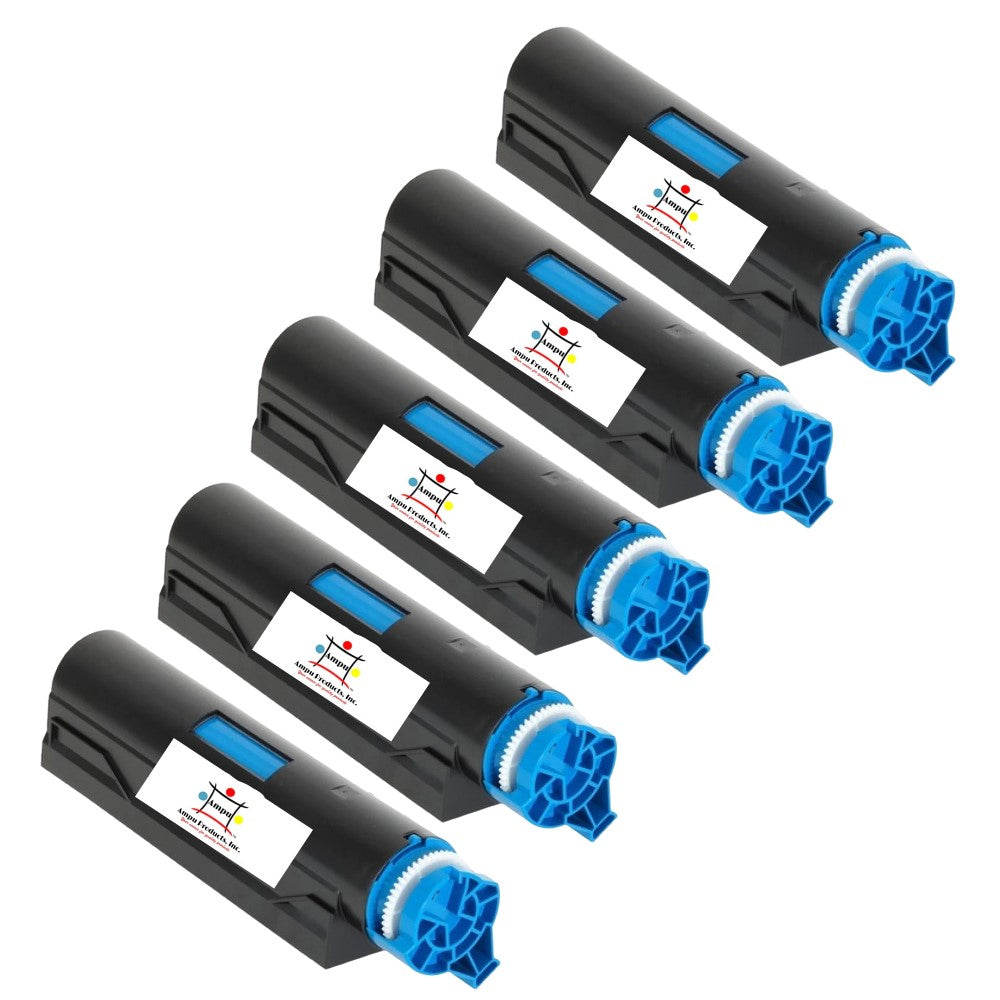 Compatible Toner Cartridge Replacement For OKIDATA 44574901 (Black) 11K YLD (5-Pack)