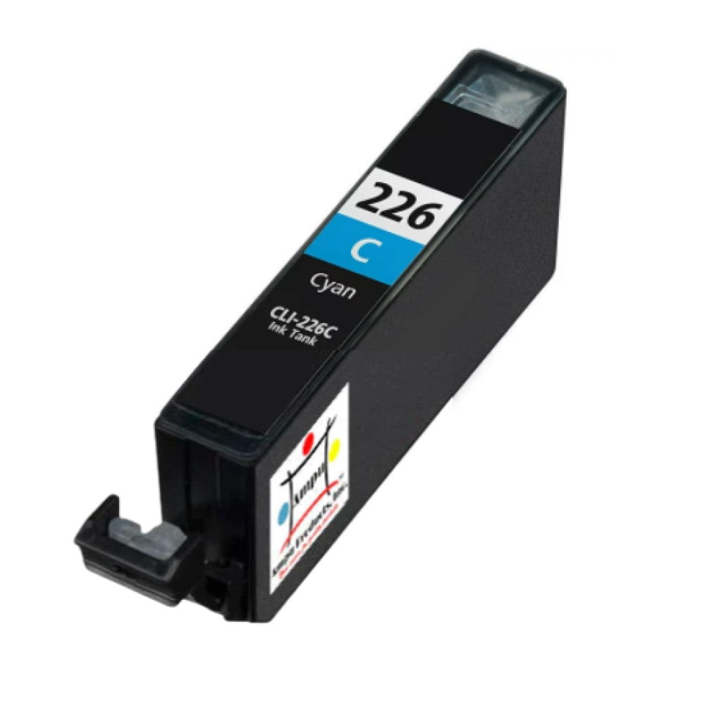 Compatible Ink Cartridge Replacement For CANON 4547B001AA (CLI-226C) Cyan (510 YLD)