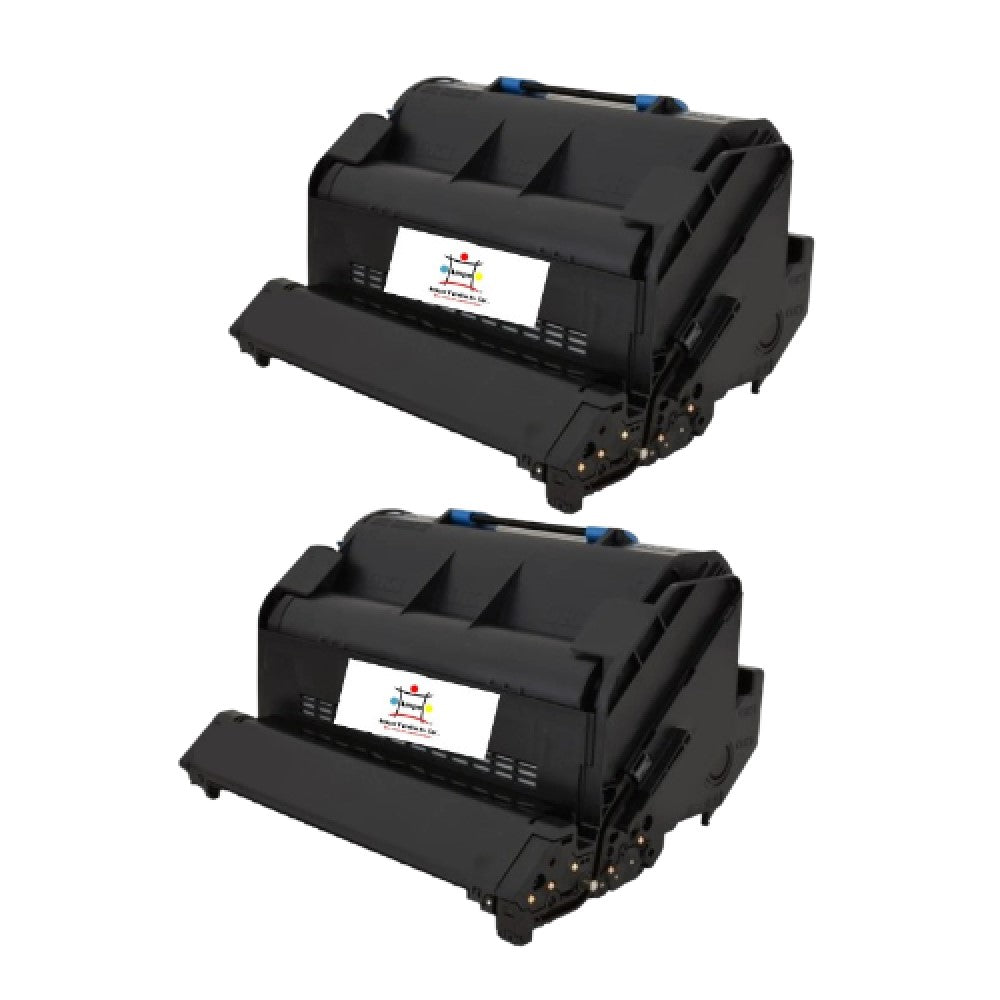 Compatible Toner Cartridge Replacement For OKIDATA 45488801 (Black) 18K YLD (2-Pack)