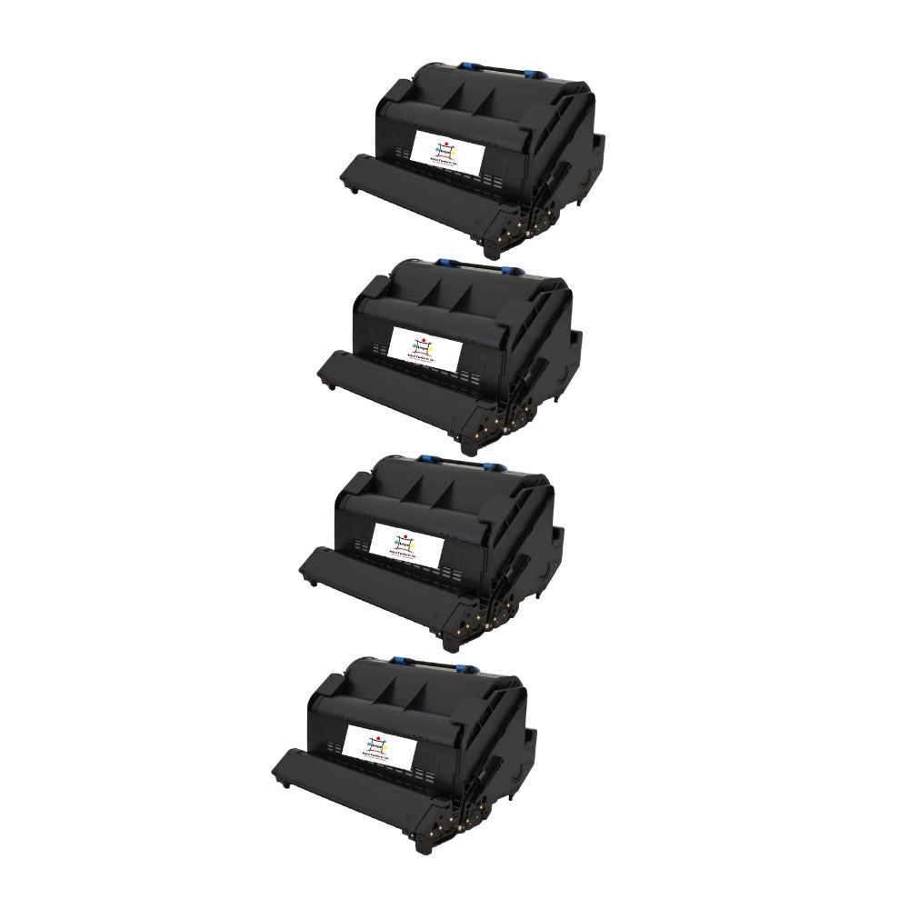 Compatible Toner Cartridge Replacement For OKIDATA 45488801 (Black) 18K YLD (4-Pack)