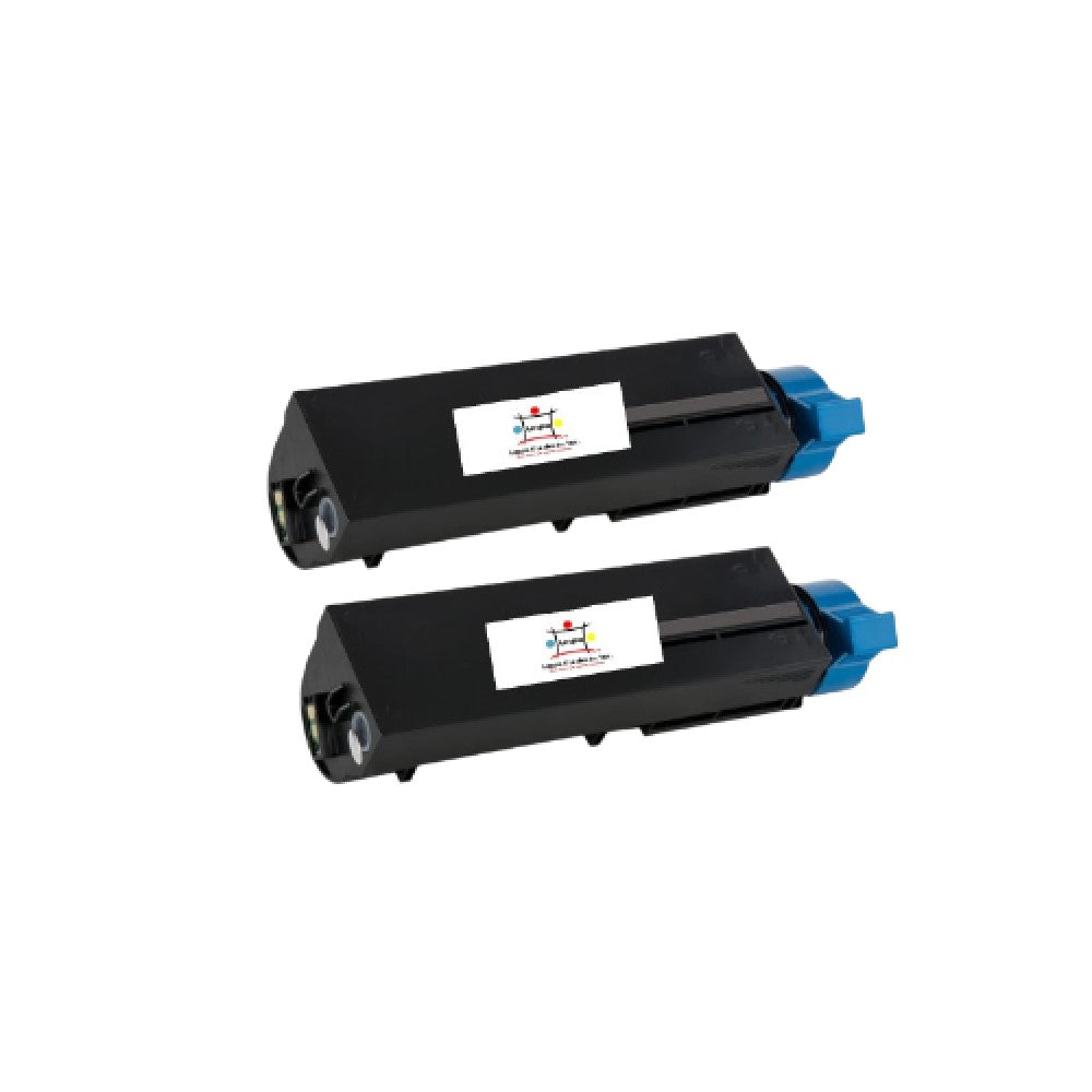 Compatible Toner Cartridge Replacement For OKIDATA 45807110 (Extra High Yield Black) 12K YLD (2-Pack)