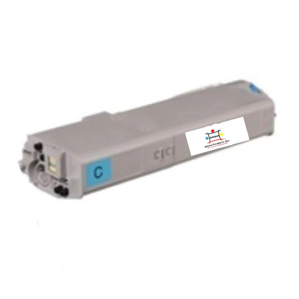 Compatible Toner Cartridge Replacement For OKIDATA 46490603 (High Yield Cyan) 6K YLD