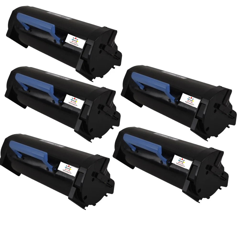 Compatible Toner Cartridge Replacement For Lexmark 51B1000 (Black) 2.5K YLD (5-Pack)