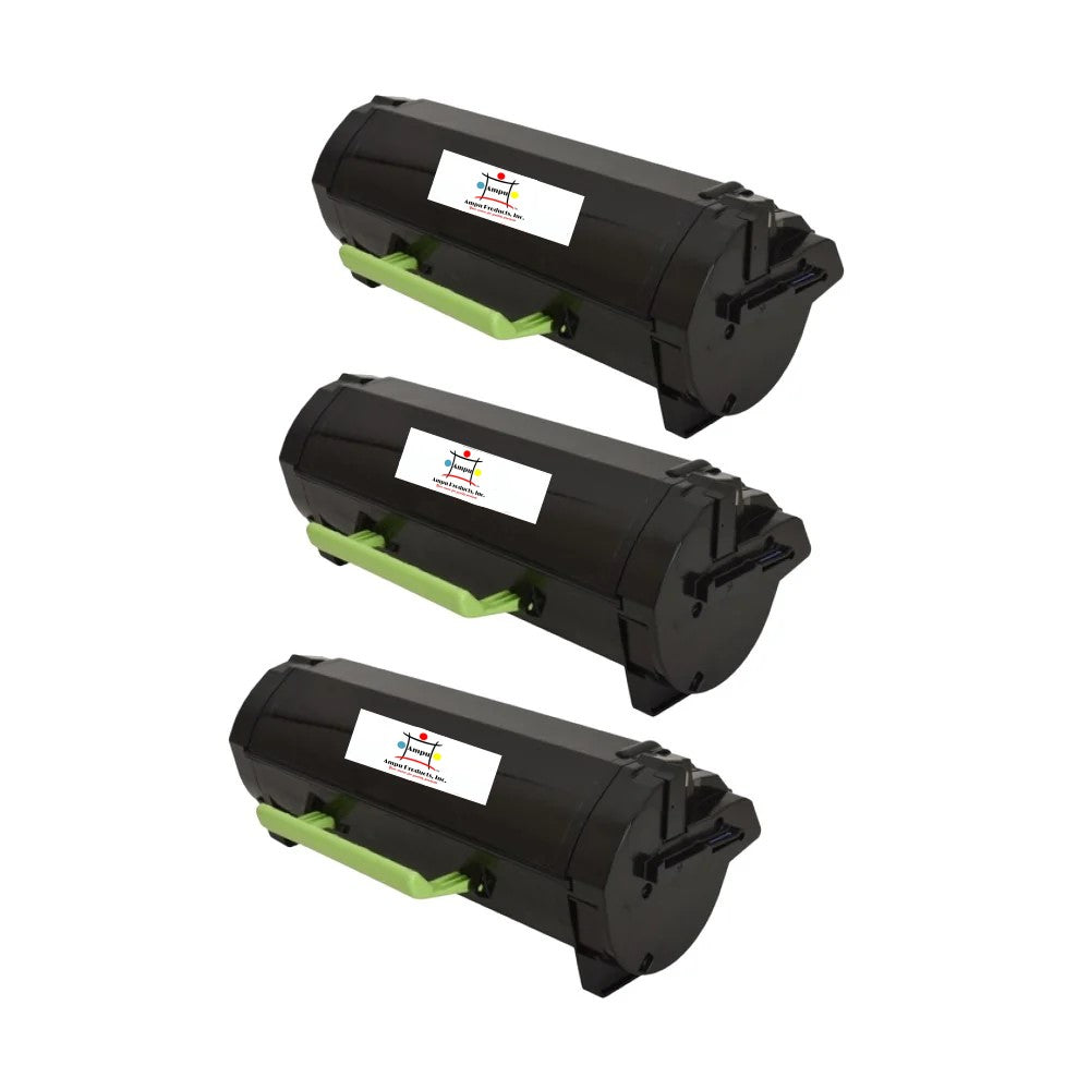 Compatible Toner Cartridge Replacement For Lexmark 51B1H00 (High Yield Black) 8.5K YLD (3-Pack)