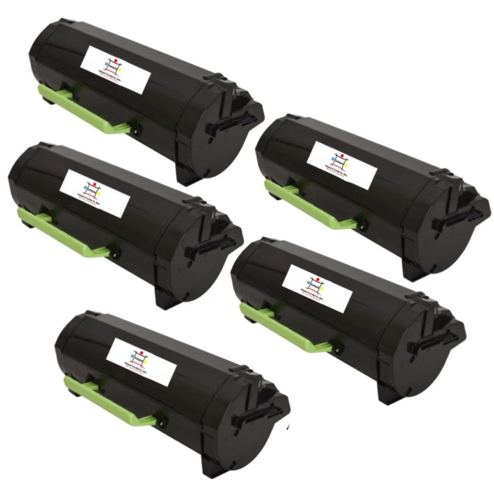 Compatible Toner Cartridge Replacement For Lexmark 51B1H00 (High Yield Black) 8.5K YLD (5-Pack)