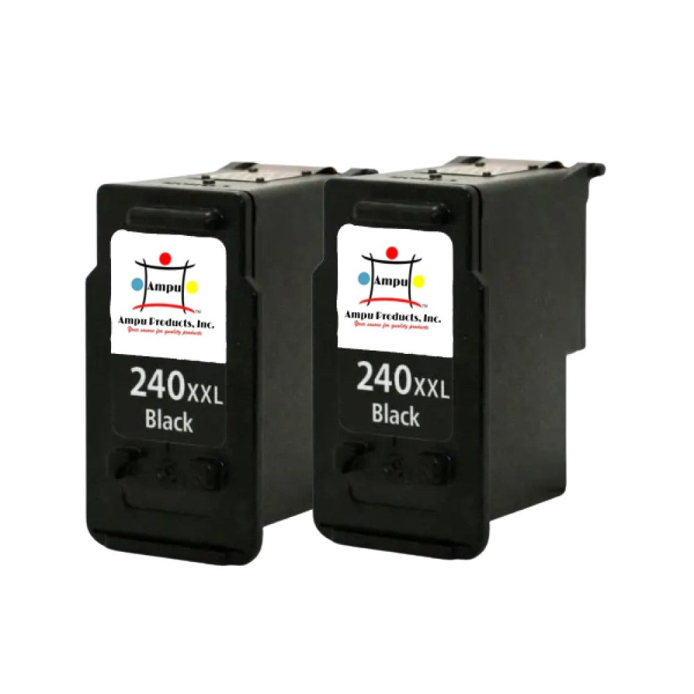 Compatible Ink Cartridge Replacement For CANON 5204B001 (PG-240XXL) Extra High Yield (600) 2-Pack
